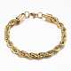 304 colliers et des bracelets de la chaîne en acier inoxydable ensembles de bijoux SJEW-L186-01G-2