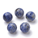 Perles de jaspe tache bleue naturelle G-S288-01-10mm-2