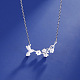 304 Stainless Steel Pendant Necklaces NJEW-H010-01P-5