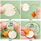 SUNNYCLUE 1 Box 30Pcs 6 Colors Wooden Wine Glass Charms Tassel Drink Charm Golden Glass Rings Tags Identifier Glasses Wood DIY Drinks Marker Tag for Gifts Wedding Gathering Decorations Party Favors DIY-SC0019-47-4