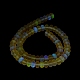 Perles de verre dépoli transparent FGLA-M002-01G-5