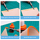 Gorgecraft-Stift zum Färben von doppelseitigen Lederkanten aus Edelstahl TOOL-GF0001-22-7