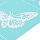 OLYCRAFT Self-Adhesive Silk Screen Printing Stencil Reusable 6 Butterfly Patterns Stencils for Painting on Wood Fabric T-Shirt Bags Wall and Home Decorations - 11x8 Inch DIY-OC0008-013-3