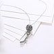 925 Sterling Silver Pendant Necklaces NJEW-BB18224-5