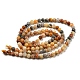 Chapelets de perles en agate fou naturel G-A129-3mm-17-5