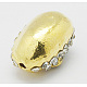 Metal Alloy Rhinestones Beads X-ALRI-B062-1-2