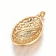 Brass Micro Pave Cubic Zirconia Jewelry Sets SJEW-F189-04G-3