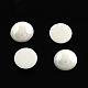 Pearlized Plated Opaque Glass Cabochons PORC-S801-7mm-M-2