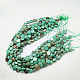 Natural Green Onyx Agate Beads Strands G-G220-10x4mm-05-1