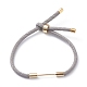 Braided Nylon Cord Bracelet Making MAK-A017-D01-01G-1