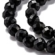 Natural Black Tourmaline Beads Strands G-H266-11A-2