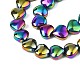 Electroplate Glass Beads Strands X-EGLA-S188-14-C02-3