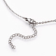 304 Stainless Steel Pendant Necklaces NJEW-L151-08P-3