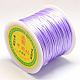ナイロン糸  ラットテールサテンコード  紫色のメディア  1.5mm  約100ヤード/ロール（300フィート/ロール） NWIR-R025-1.5mm-672-2