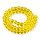 Transparent Glass Beads Strands GLAA-T032-T8mm-18-2