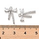 Латунные микропаве прозрачные подвески с фианитом KK-C054-23P-3