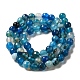 Agate à rayures naturelles/perles d'agate à bandes AGAT-6D-2-4