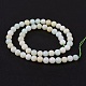 Chapelets de perles en opale vert naturel G-F568-160-8mm-2