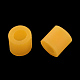 ミニフューズビーズアイロンビーズ  チューブ  ゴールド  3~3.3x2.5~2.6mm  約40000個/500g DIY-R013-2.5mm-A14-1