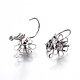 304 Stainless Steel Leverback Earring Findings X-STAS-P223-24P-2