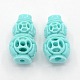 Synthetic Coral Carved Gourd Buddhist Beads CORA-A009-B03-1