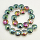 Electroplated Glass Beads EGLA-H002-C-07-2