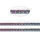 Placage ionique (ip) 304 chaînes gourmettes diamantées en acier inoxydable CHS-F013-02MC-4