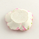 Spray Painted  Flower Resin Cabochons CRES-R147-06-2