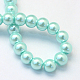 Chapelets de perles rondes en verre peint X-HY-Q330-8mm-45-4