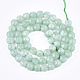 Chapelets de perles naturelles de jade du Myanmar/jade de Birmanie G-T108-48-2