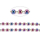 Placage ionique (ip) 304 chaînes à billes en acier inoxydable CHS-H013-04M-2.5MM-A-2