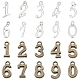 Set di ciondoli in lega stile tibetano sunnyclue PALLOY-SC0001-75-1