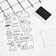 GLOBLELAND Cute Dogs Stamps Golden Retriever Corgi Schnauzer Silicone Clear Stamp Seals for Cards Making DIY Scrapbooking Photo Journal Album Decoration DIY-WH0167-56-648-6