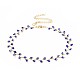 Collane girocollo con perle di vetro NJEW-JN02500-02-1