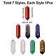 Sunnyclue 7 pz 7 colori perline di pietre preziose miste naturali G-SC0001-64-2