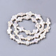 Fili di perle di keshi di perle barocche naturali PEAR-S016-005-2