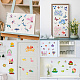8 Sheets 8 Styles Summer Theme PVC Waterproof Wall Stickers DIY-WH0345-110-6