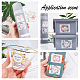 PandaHall 70pcs 7 Styles Stickers Lip Balm Floral Pattern Paper Label Sticker Homemade Products Image Stickers for Lip Balm Containers Tubes AJEW-PH0017-64-6