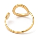 304 anello per polsini aperti da donna con anello cavo in acciaio inossidabile STAS-D085-04G-3