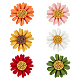 OLYCRAFT 6Pcs Enamel Daisy Flower Brooch Pin Alloy Flower Brooches Enamel Floral Brooches Pins Badges Daisy Brooch Set for Backpack Clothes Hat Accessories -6 Colors JEWB-WH0029-28G-1