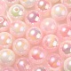 Placage uv perles acryliques irisées arc-en-ciel OACR-F004-04H-1