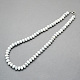 Collane di perline gemstone alla moda NJEW-R211-01-1