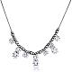 Fashion Women Jewelry Zinc Alloy Glass Rhinestone Bib Statement Necklaces NJEW-BB15214-A-1