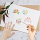 CRASPIRE Summer Word Clear Stamps Watermelon Sun Transparent Rubber Stamps Silicone Seals Stamp for Journal DIY Scrapbook Photo Album Decoration Handmade Crafts Notebook Film Frame Cards Making DIY-WH0439-0125-4