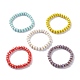 Bracelet extensible en perles de verre bling pour femme BJEW-JB07660-4