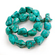 Chapelets de perles en turquoise synthétique TURQ-T001-01-2