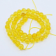 Synthetic Citrine Beads Strands G-C076-12mm-6A-2