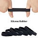 Плоский простой браслет из силиконового шнура для мужчин и женщин BJEW-WH0016-32I-6