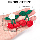 8 Stück 2 Stile Häkel-Ornament-Accessoires aus Baumwolle&nbsp;DIY-DR0001-08-2