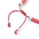 Adjustable Nylon Thread Braided Bead Bracelets BJEW-JB06043-3